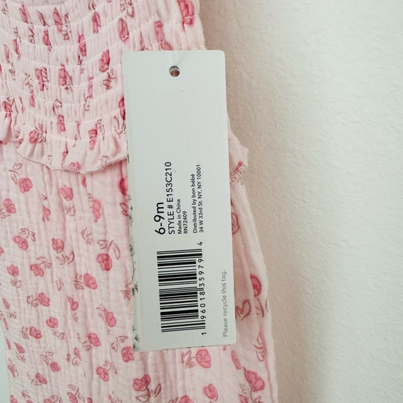 Emily & Oliver Baby Girls Floral Coverall & Headband Set Size NWT - Picture 10 of 13